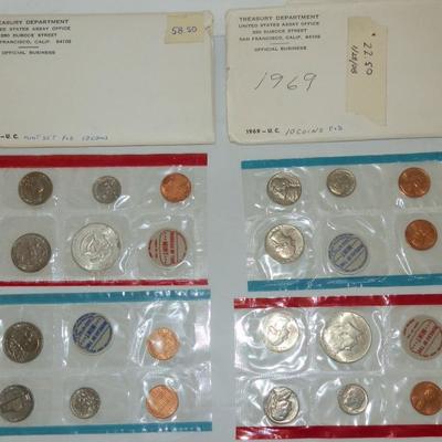 8 Sets of United States Mint Proof Sets - Lot 86