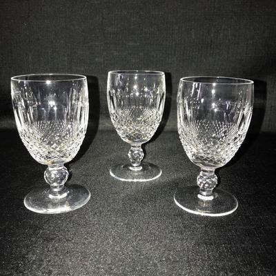 Waterford Colleen Wine Glasses Lot of 3