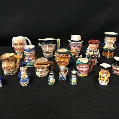 Collection of Toby Jugs Lot of 17