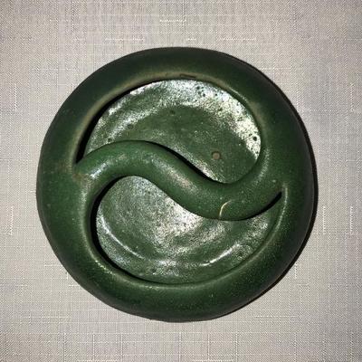 Fulper? Cucumber Green Art Pottery Signed