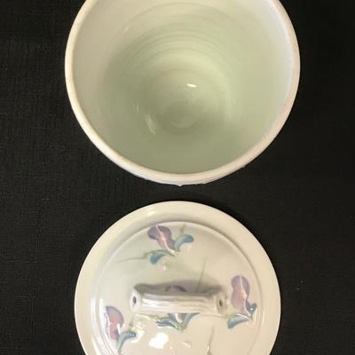 Hand Crafted Porcelain Ginger Jar Signed