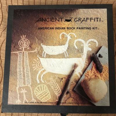 Ancient Graffiti American Indian Rock painting Kit 