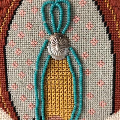 Native American Needle Point w/Beads