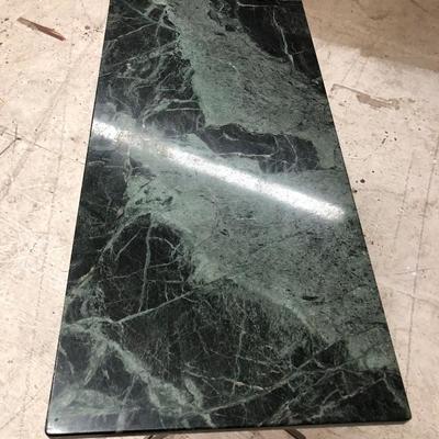 Green Marble Table Wrought Iron Base Sofa Table 