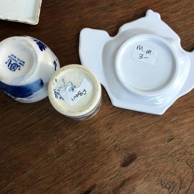 Miniature Pottery Collection Delft 