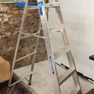 Werner Aluminum Step Ladder 6 Foot 
