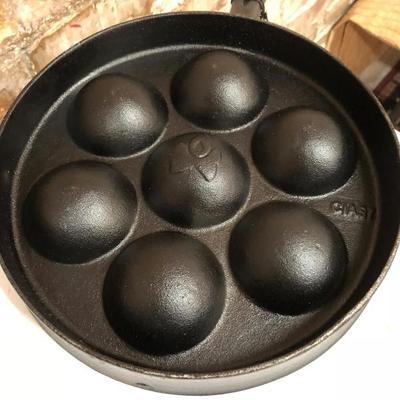 Camp Chef Cast Iron Aebleskiver Pan New 