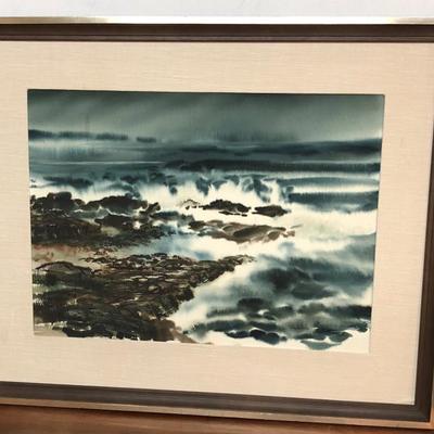 Sea Scape H. Francis Sellers Original Painting 