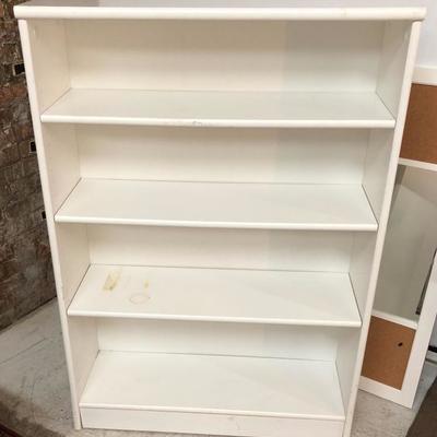 White Melamine Bookcase Shelf 