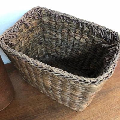 Stoneware Southwest Pottery Basket 