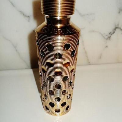 Vintage Guerlain Paris gold plated Parfum Vaporizer holder copyright 1996