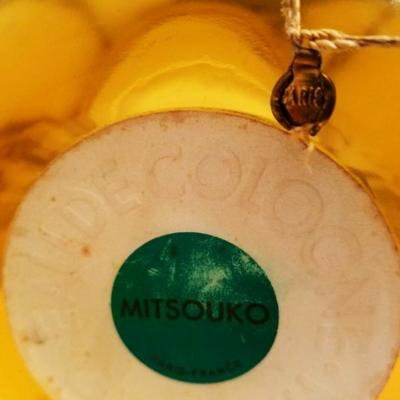 Vtg Mitsouko Rare Parfum Cologne Guerlain Paris 1968 Flacon montre 7oz