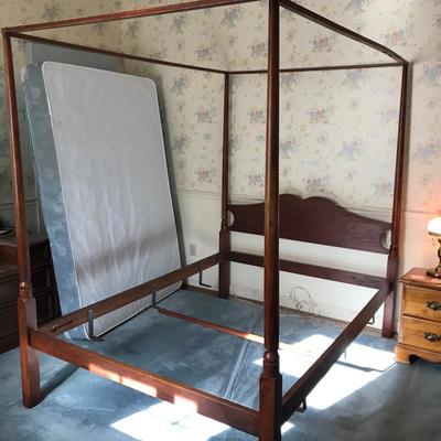 Lot 11 - Canopy Bed Frame 