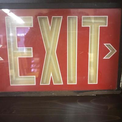 Collectible EXIT Sign (Item #101)