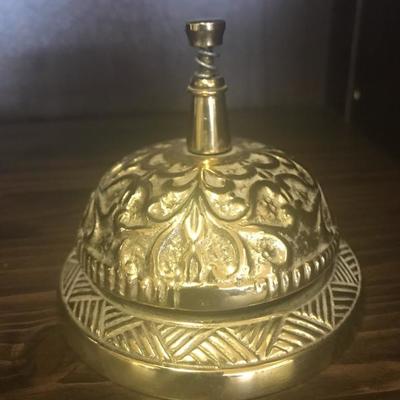 Brass Ornate Bell Reception / Desk (Item #156)