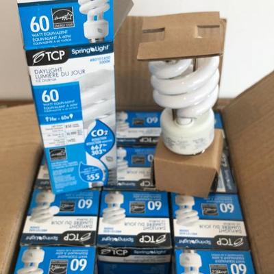 Case TCP 60 Watt Bulbs 12 Total 