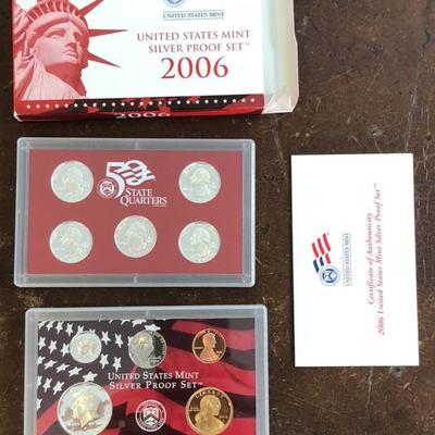 2006 United States Mint Silver Proof Set w/ COA 