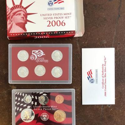 2006 United States Mint Silver Proof Set w/ COA 
