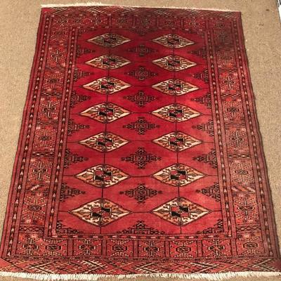 Antique Bokhara Rug Pakistani 1890's 