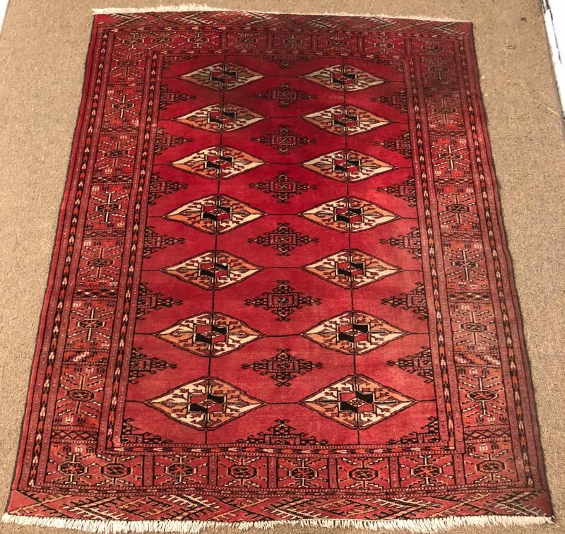 Antique Bokhara Rug Pakistani 1890's