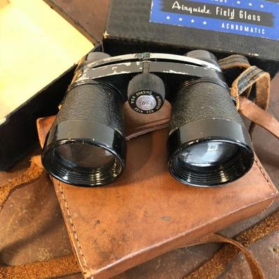 Vintage AirGuide Binoculars Case & Box 