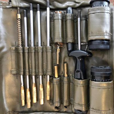 Vintage Swiss SIG Military Surplus Gun Firearm Rifle Pistol Cleaning Kit Range 