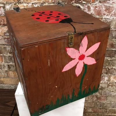 Lady Bug Wood Box 12