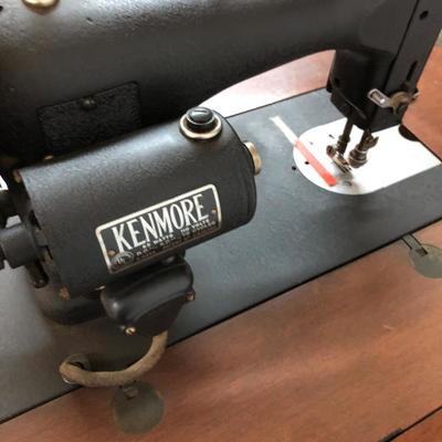 Kenmore Electric Sewing Machine In Cabinet 