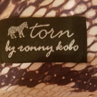 Torn by Ronny Kobo body con jungle dress