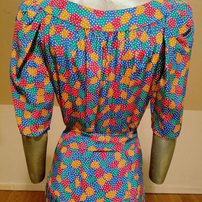 Vintage Givenchy Paris Nouvelle Boutique  silk wiggle dress w/belt