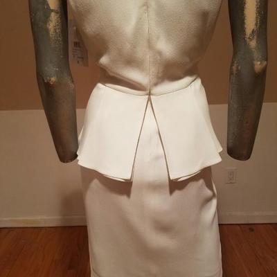 Christian Dior Paris Runway peplum dress NWT silk crepe $1,500K