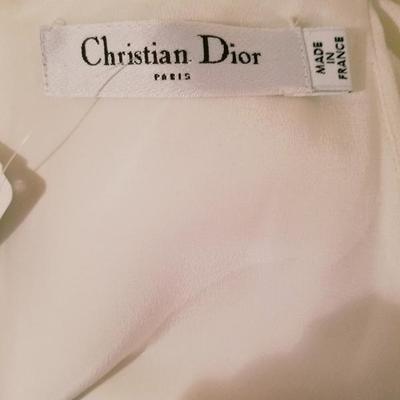 Christian Dior Paris Runway peplum dress NWT silk crepe $1,500K