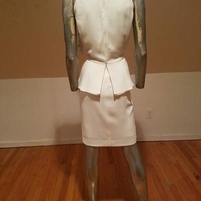 Christian Dior Paris Runway peplum dress NWT silk crepe $1,500K