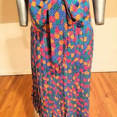 Vintage Givenchy Paris Nouvelle Boutique  silk wiggle dress w/belt