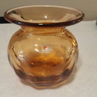 Tangerine Blenko Vase