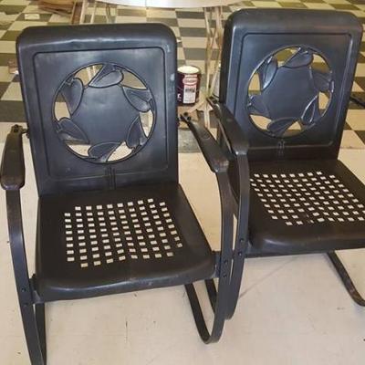 1940's-50's Patio Chairs/Chaise Set
