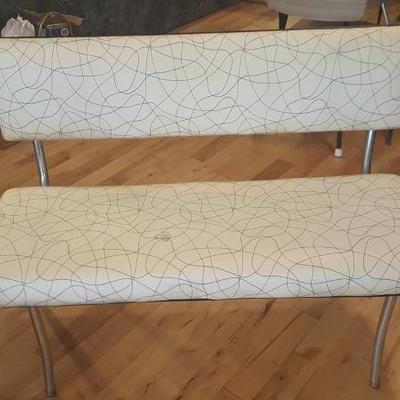 Pair of Atomic Love Seat/ Benches