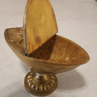 Vintage Brass Communion Host Bowl. Vintage Pyx.