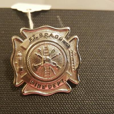 Vintage Ft. Bragg Fire Department Badge