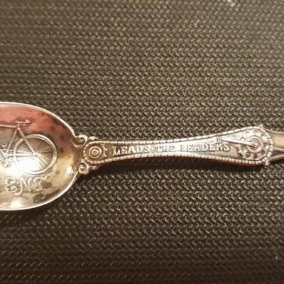 Sterling Silver Orient Bicycle Spoon