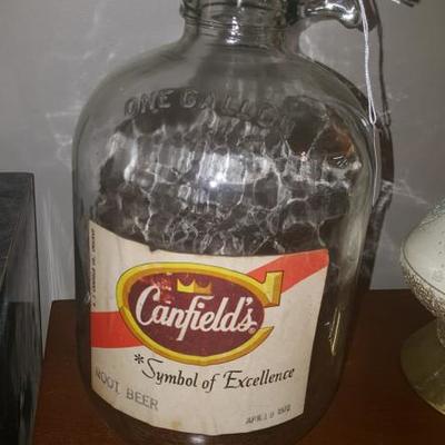Canfields One Gallon Syrup Bottle
