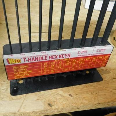 Set of VACO T-Handle Hex Keys