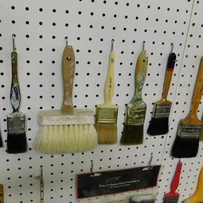 Entire Lot of Various Size and Function of Paint Brushes