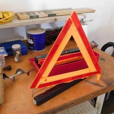 Set of Three DOT Approved Emergency Road Triangles