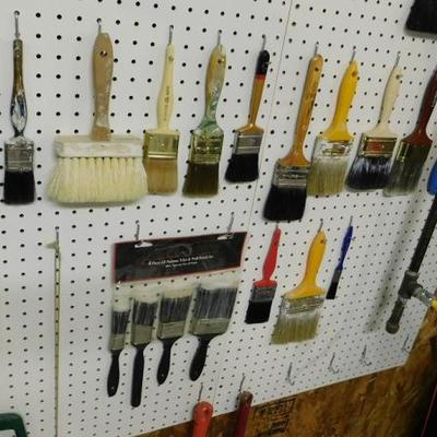 Entire Lot of Various Size and Function of Paint Brushes