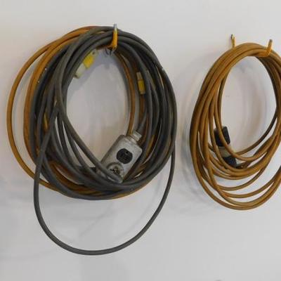 Collection of Heavy Gauge Extension Chords and Outlet Boxes