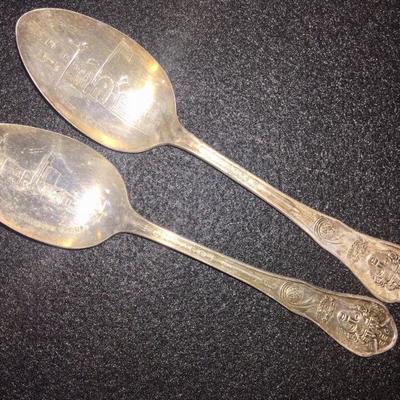 1933 Chicago Worlds Fair Century Of Progress spoons