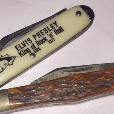 Elvis pocket knife + 1 more