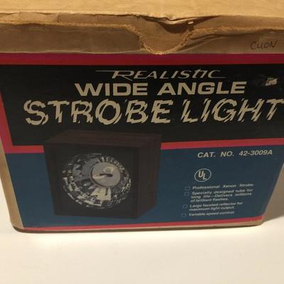 Vintage 1970’s Realistic Wide Angle Strobe Light (pre-barcode) with original box