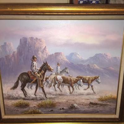 John Stanford original oil on Canvas Painting